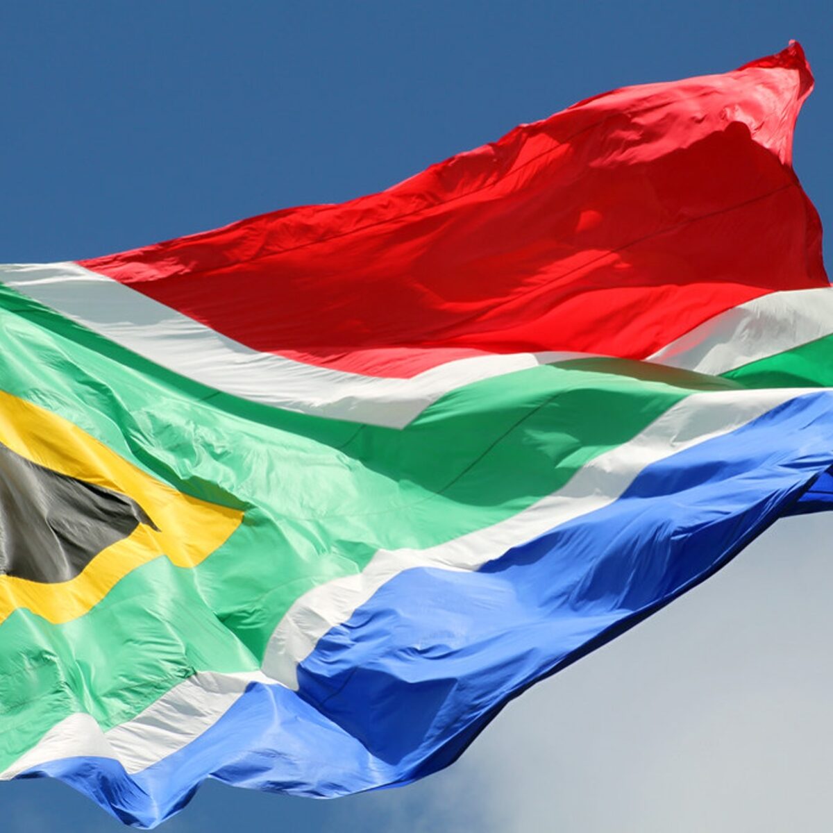 South African flag; commons.